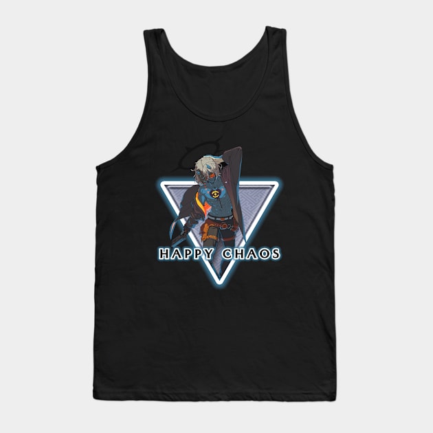 HAPPY CHAOS Tank Top by hackercyberattackactivity